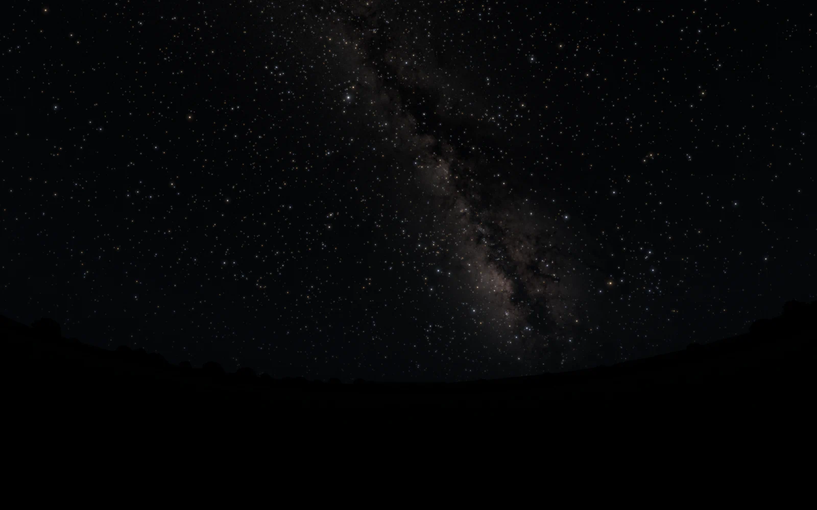 The same sky at Bortle 1, excellent dark site