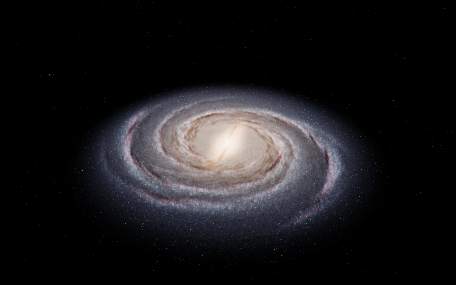 The Milky Way, from the screensaver