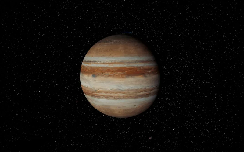 Jupiter, rendered in the 3D viewer