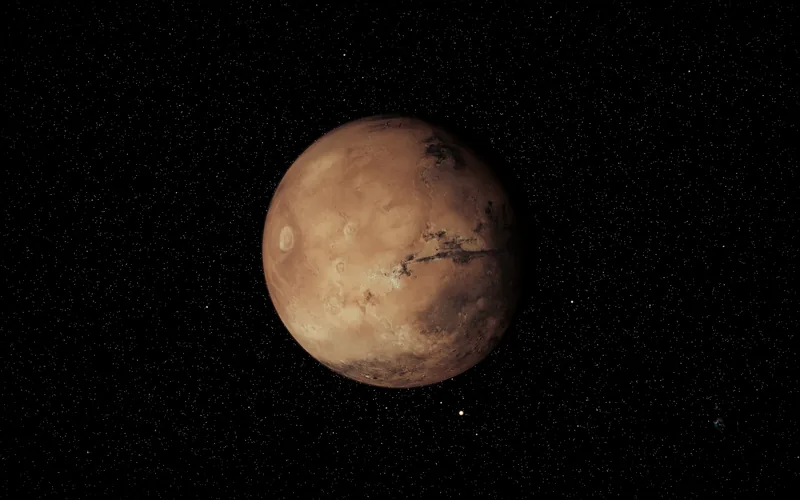 Mars, rendered in the 3D viewer