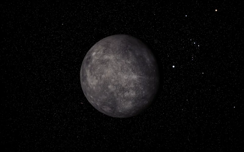 Mercury, rendered in the 3D viewer
