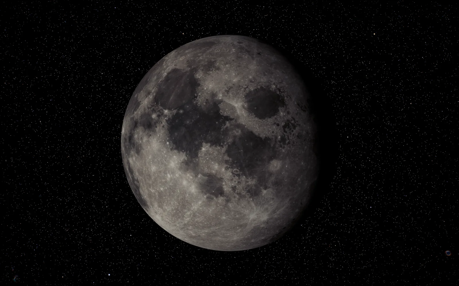 The Moon, made from the debris of that impact.