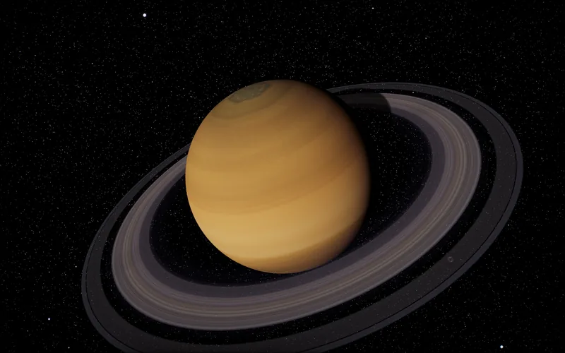 Saturn, rendered in the 3D viewer