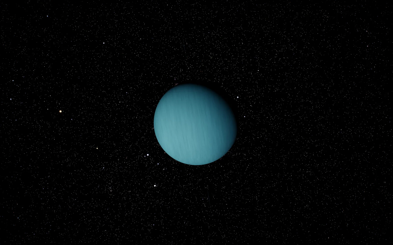 Uranus, rendered by the Our Solar System viewer
