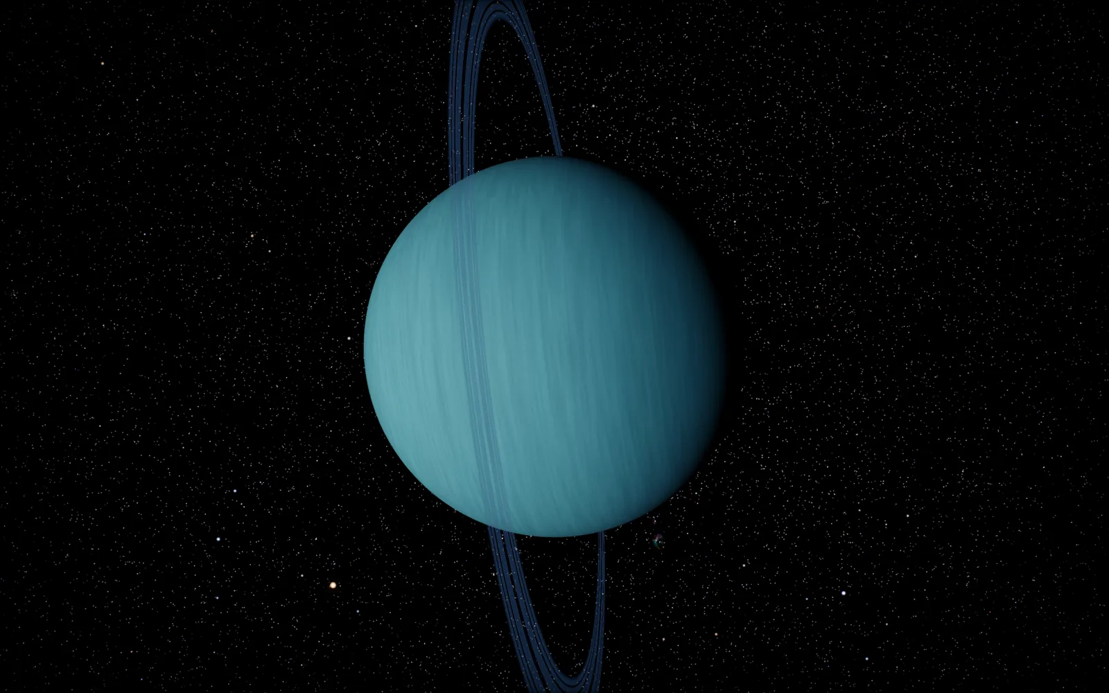 Uranus, rendered in the screensaver
