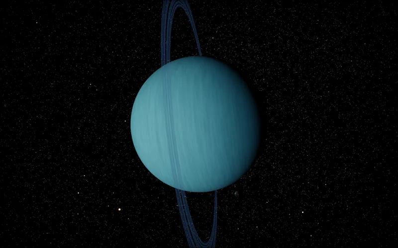 Uranus, rendered in the 3D viewer