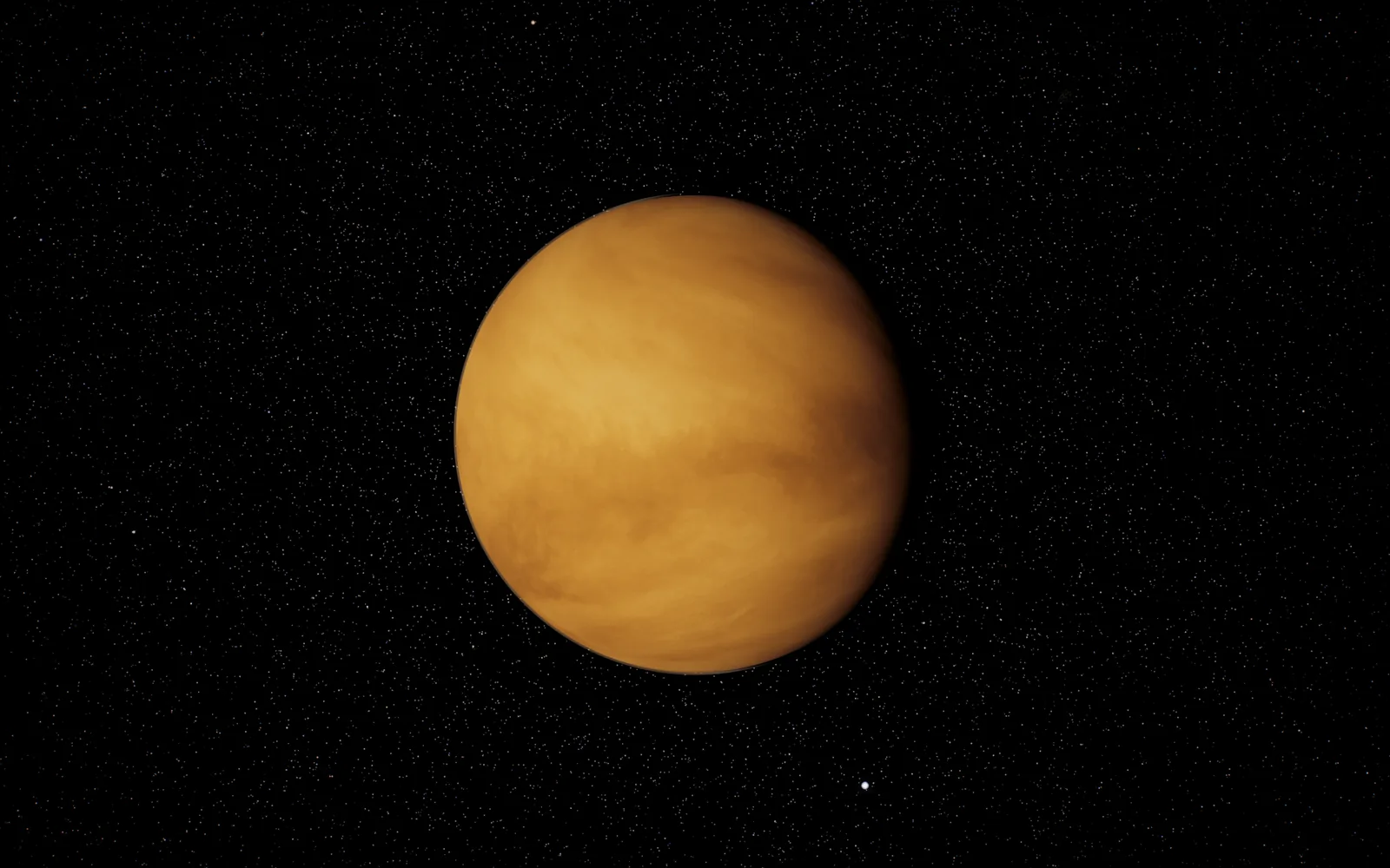 Venus, rendered in the screensaver