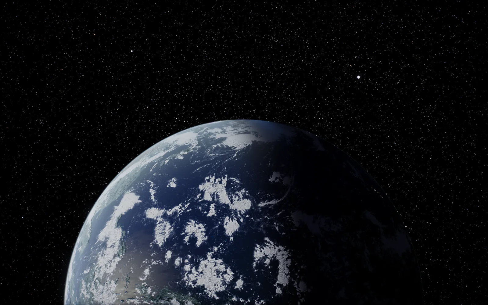 Earth along the line between day and night
