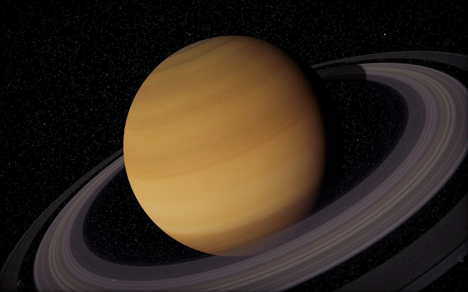 Saturn and its rings