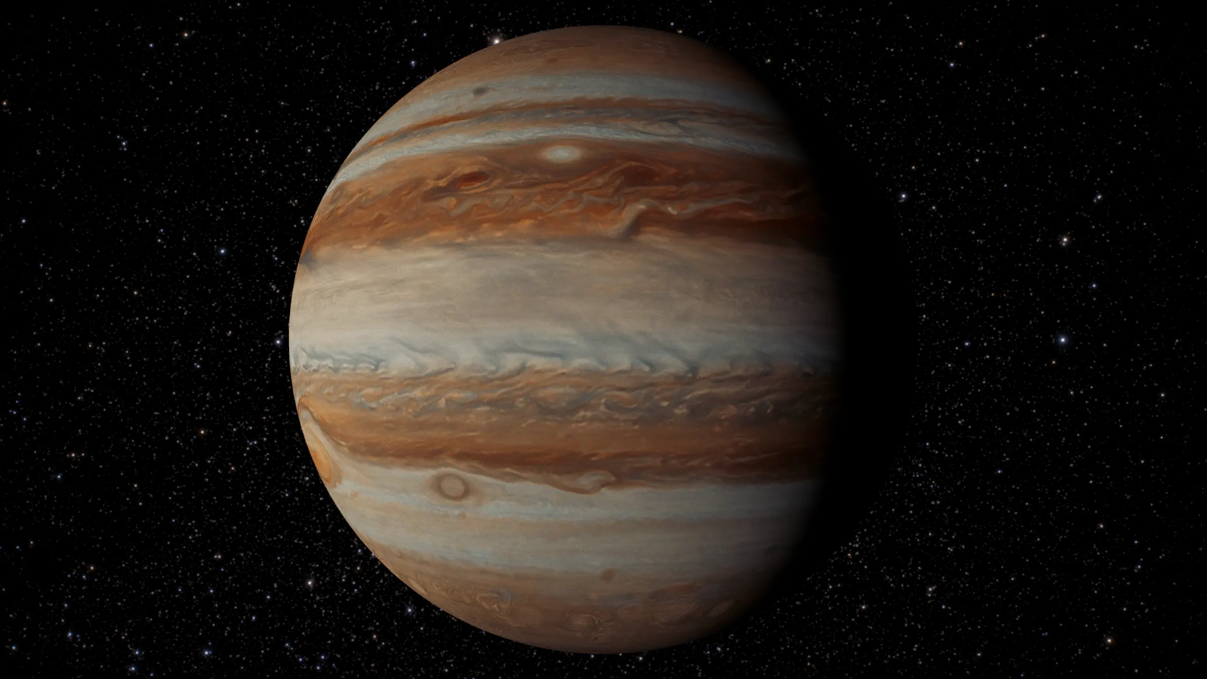 Jupiter close up, one of the worlds you can pinch to go to
